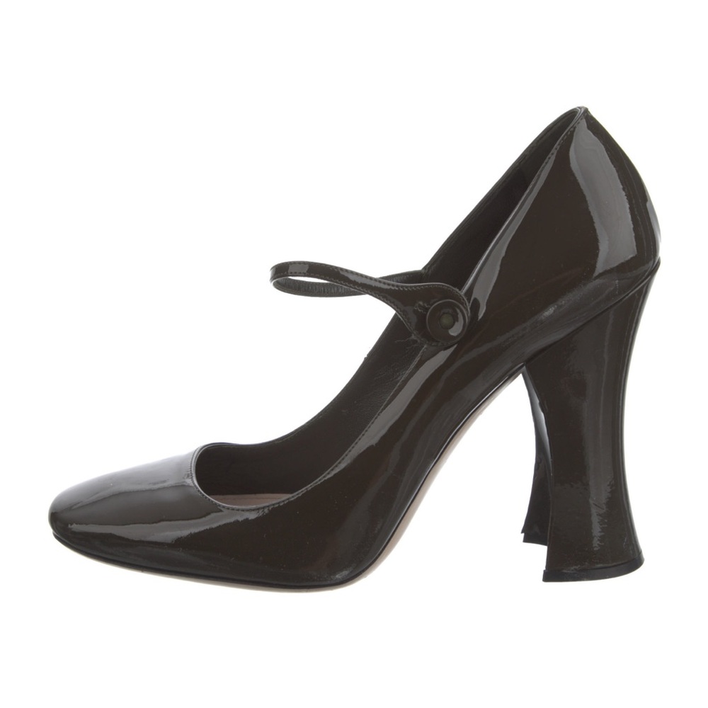 Miu Miu Black Patent Leather Heels